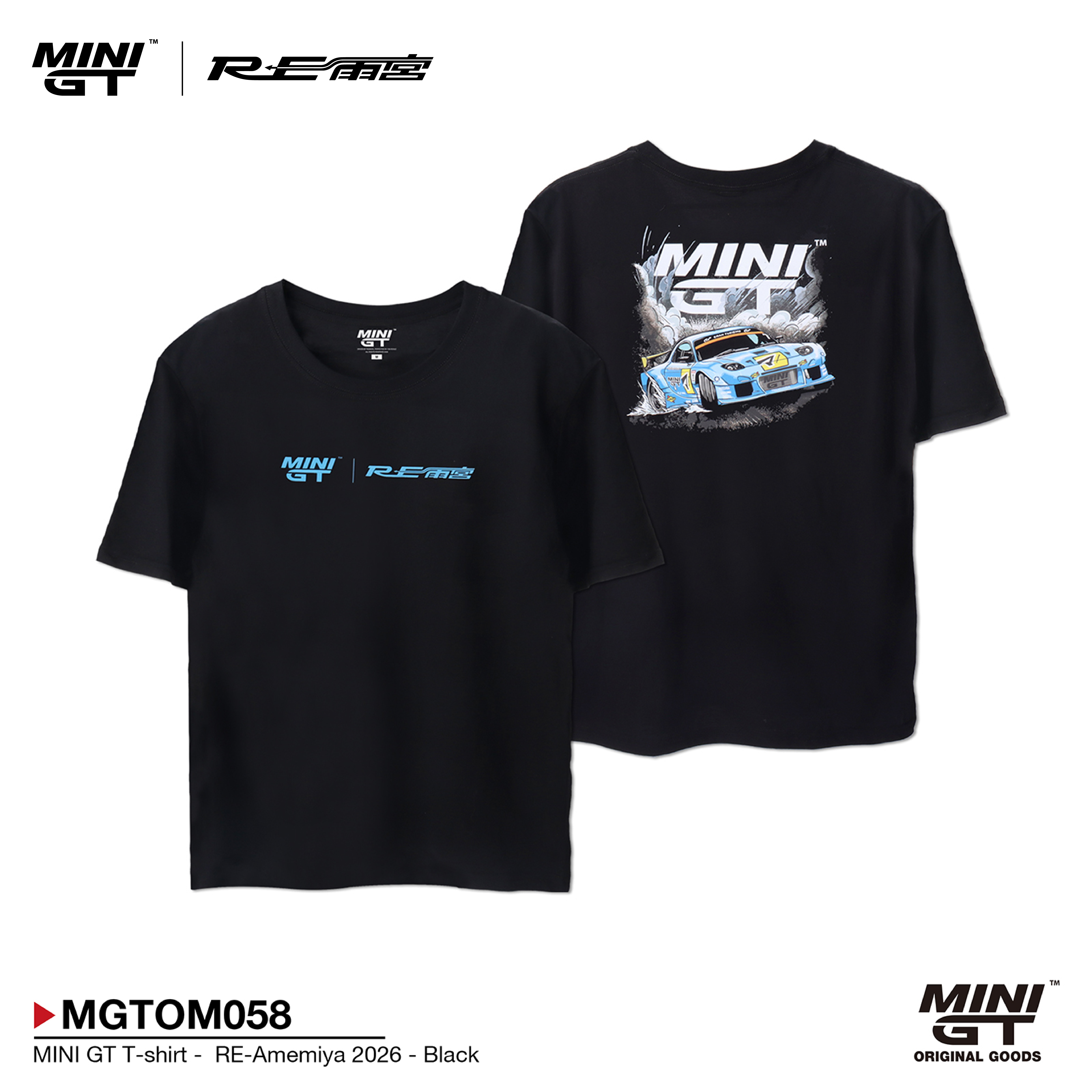 MINI GT T-shirt -  RE-Amemiya 2026 - Black