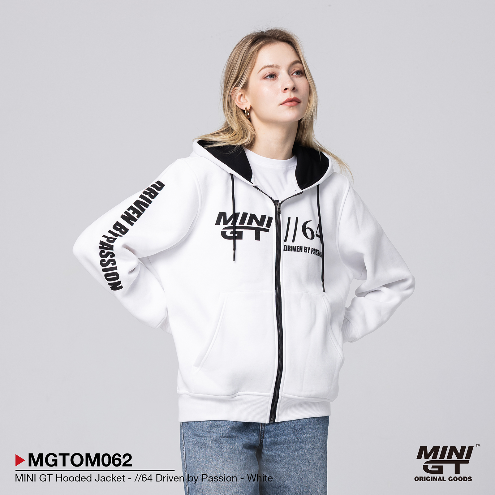 MINI GT Hooded Jacket - //64 Driven by Passion - White