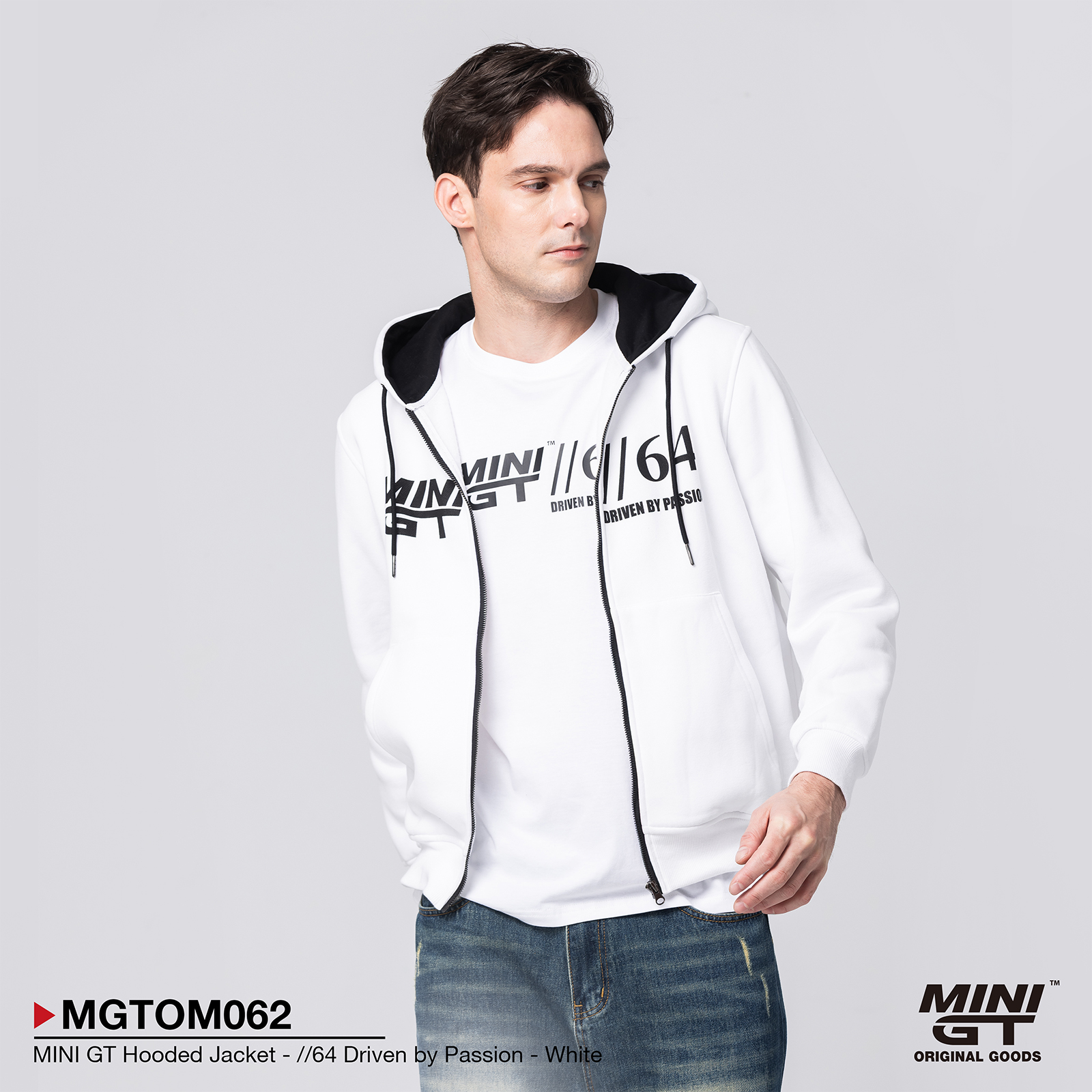 MINI GT Hooded Jacket - //64 Driven by Passion - White