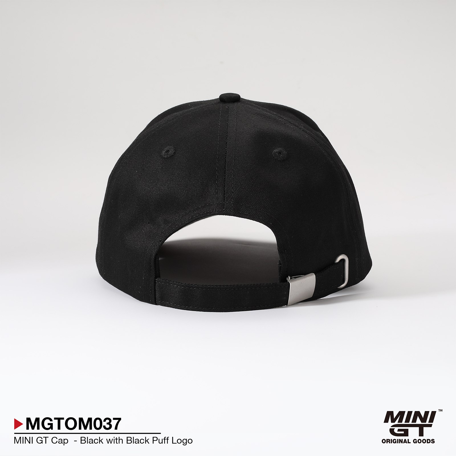MINI GT Cap  - Black with Black Puff Logo  