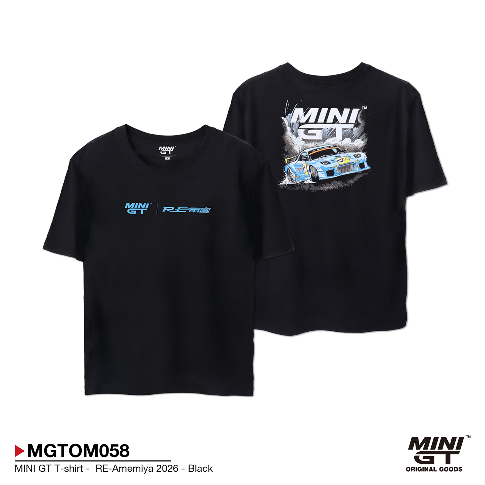 MINI GT T-shirt -  RE-Amemiya 2026 - Black